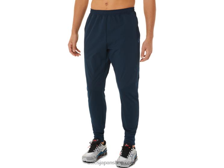 メンズハイブリッドパンツ L20V1431Asics フレンチブルー