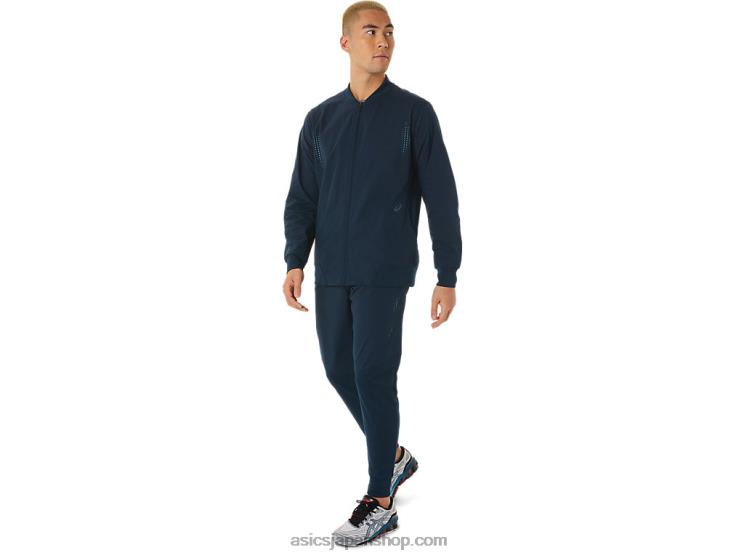 メンズハイブリッドパンツ L20V1431Asics フレンチブルー