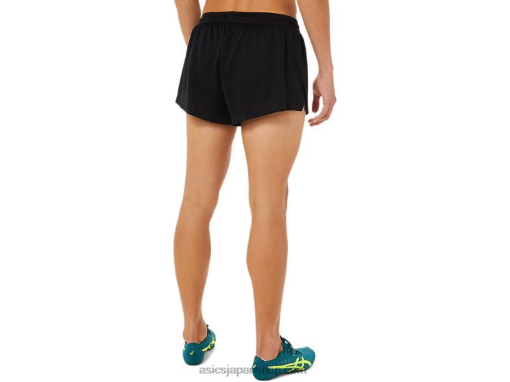 メンズライトニットショートパンツ L20V1446Asics パフォーマンスブラック
