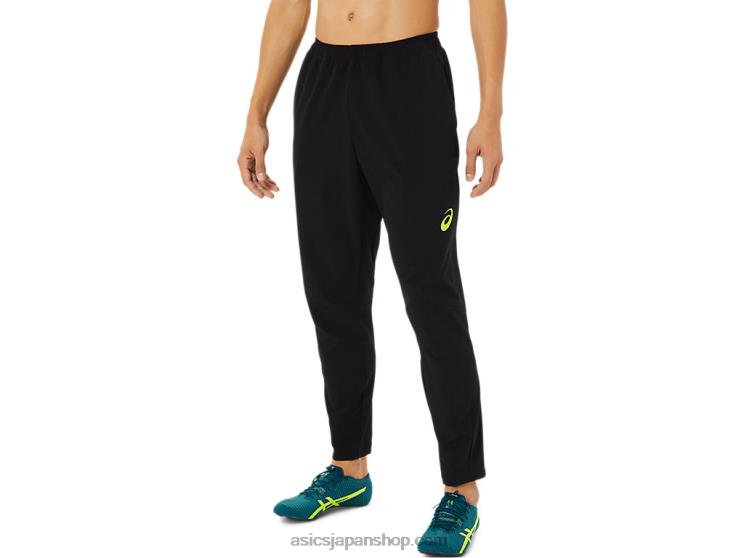 メンズストレッチウーブンパンツ L20V1448Asics パフォーマンスブラック