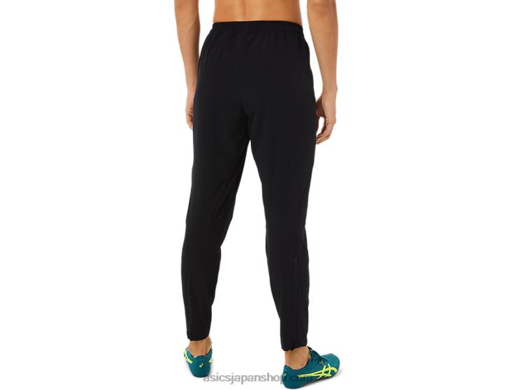 メンズストレッチウーブンパンツ L20V1448Asics パフォーマンスブラック