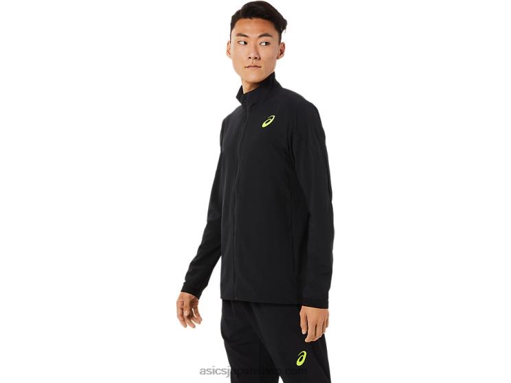 メンズストレッチウーブンジャケット L20V1450Asics パフォーマンスブラック