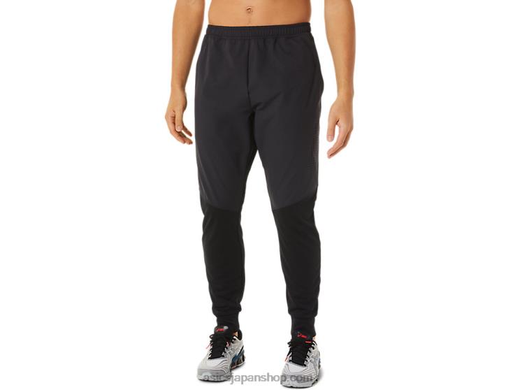 メンズハイブリッドパンツ L20V1451Asics パフォーマンスブラック