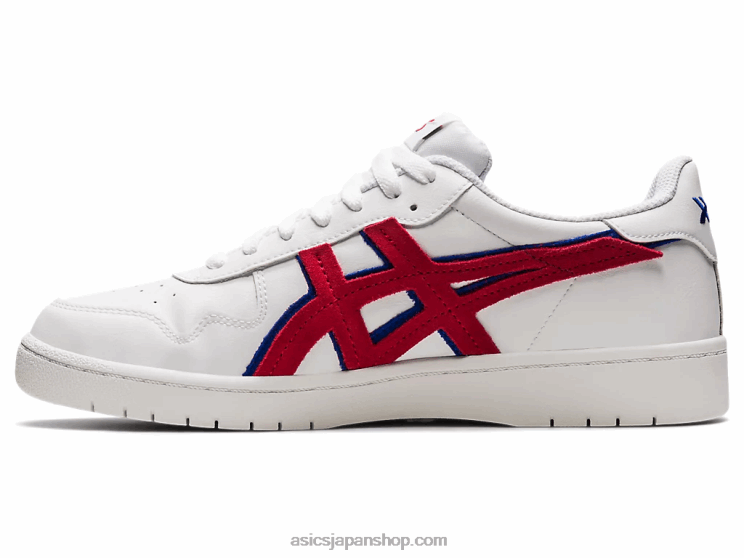日本 L20V1460Asics ホワイト/モナコブルー