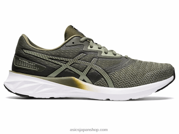 信管爆発 L20V1578Asics オリーブキャンバス/ブラック