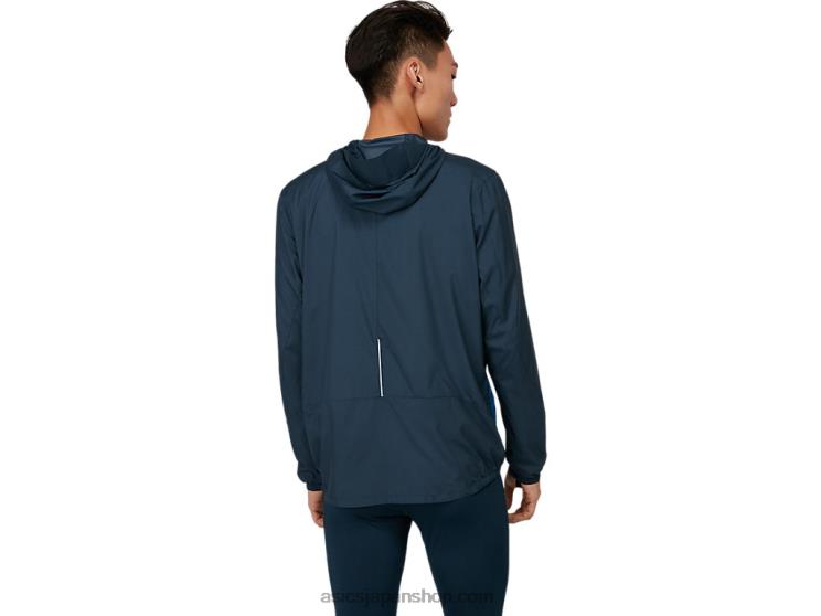 メンズ ライトショー ジャケット L20V1673Asics フレンチブルー/エレクトリックブルー