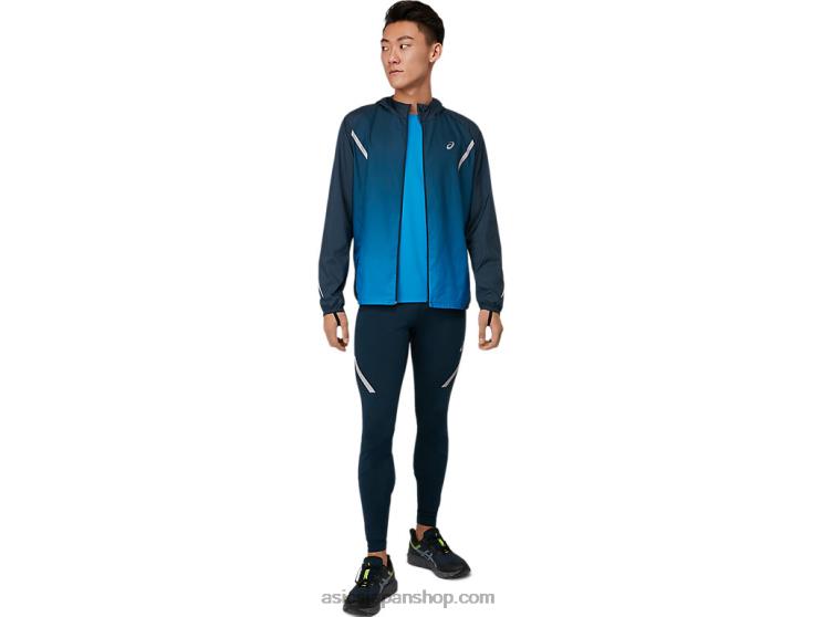 メンズ ライトショー ジャケット L20V1673Asics フレンチブルー/エレクトリックブルー