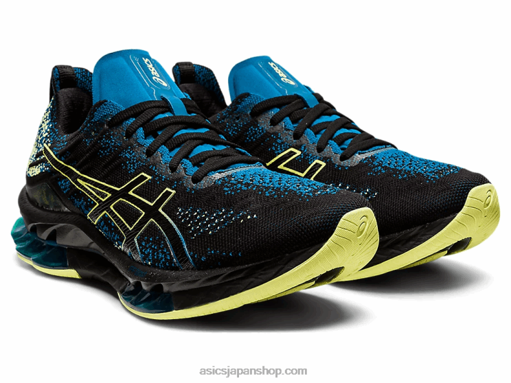 ゲルキンセイブラスト L20V1680Asics ブラック/グローイエロー