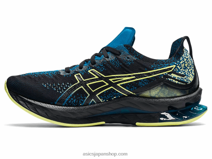 ゲルキンセイブラスト L20V1680Asics ブラック/グローイエロー