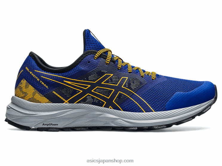 ゲルエキサイトトレイル L20V1722Asics モナコブルー/サンフラワー