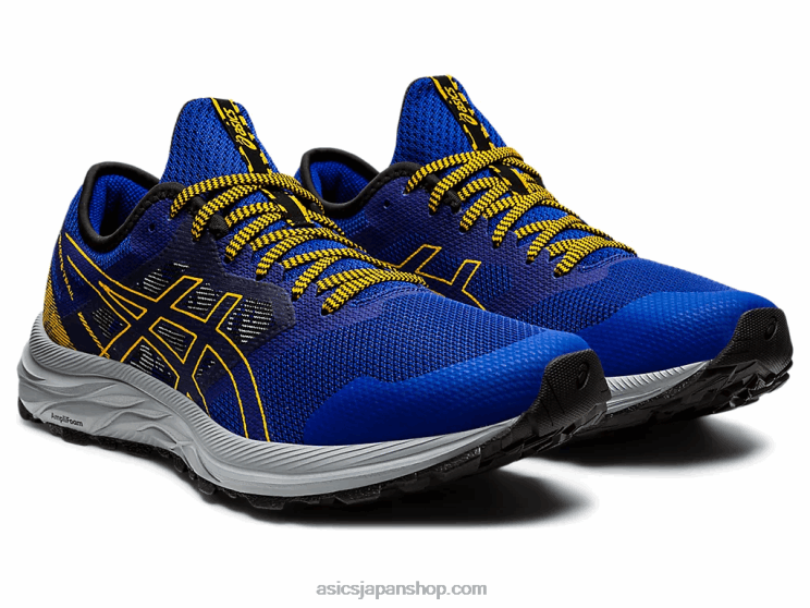 ゲルエキサイトトレイル L20V1722Asics モナコブルー/サンフラワー