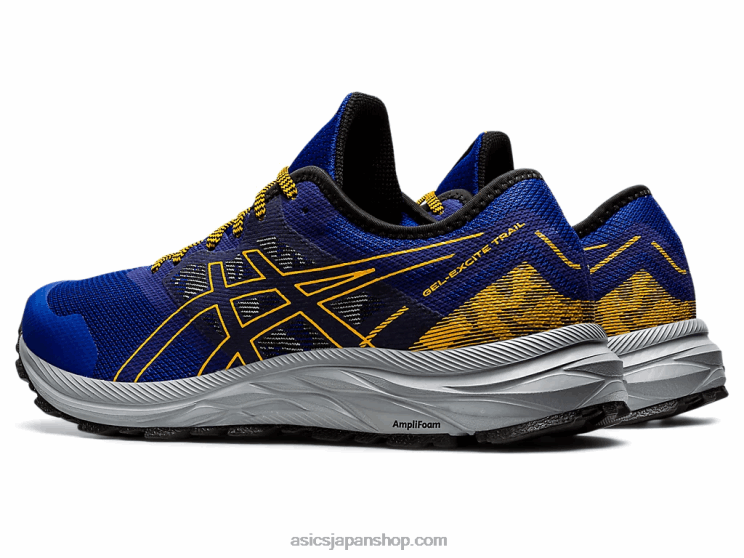 ゲルエキサイトトレイル L20V1722Asics モナコブルー/サンフラワー