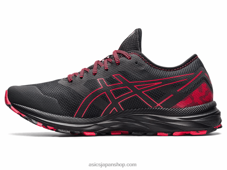 ゲルエキサイトトレイル L20V1734Asics グラファイトグレー/エレクトリックレッド