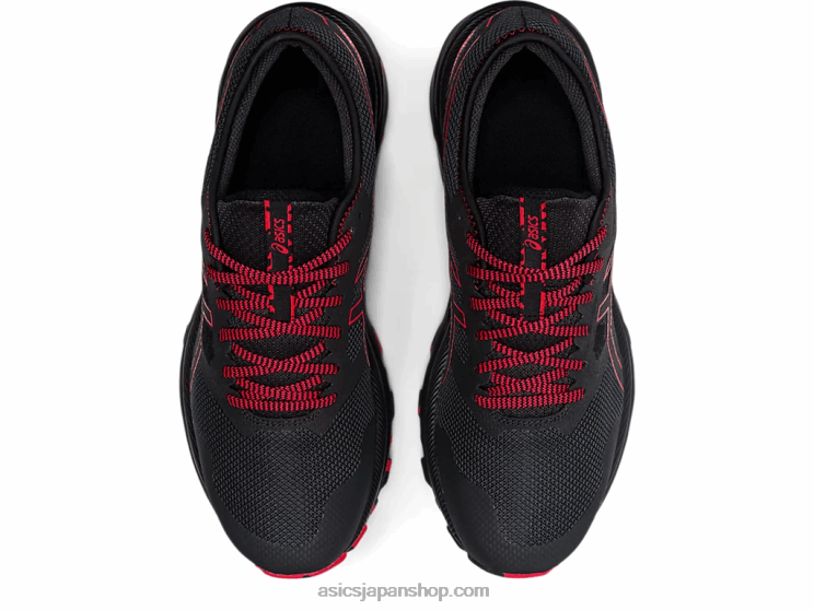 ゲルエキサイトトレイル L20V1734Asics グラファイトグレー/エレクトリックレッド