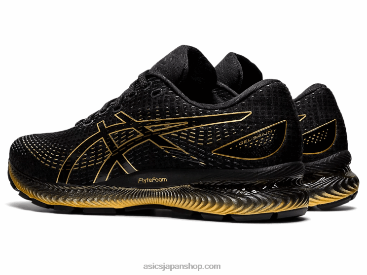 ゲル彩雲 L20V1739Asics ブラック/ピュアゴールド
