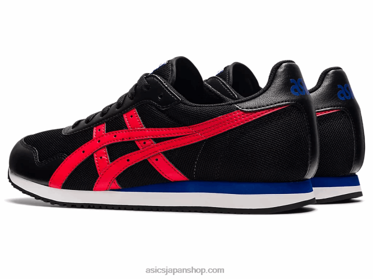 タイガーランナー L20V1740Asics ブラック/エレクトリックレッド