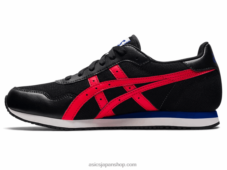 タイガーランナー L20V1740Asics ブラック/エレクトリックレッド