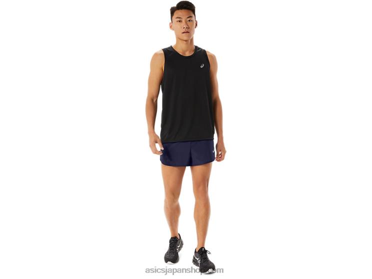 メンズスプリットショート L20V181Asics ピーコート