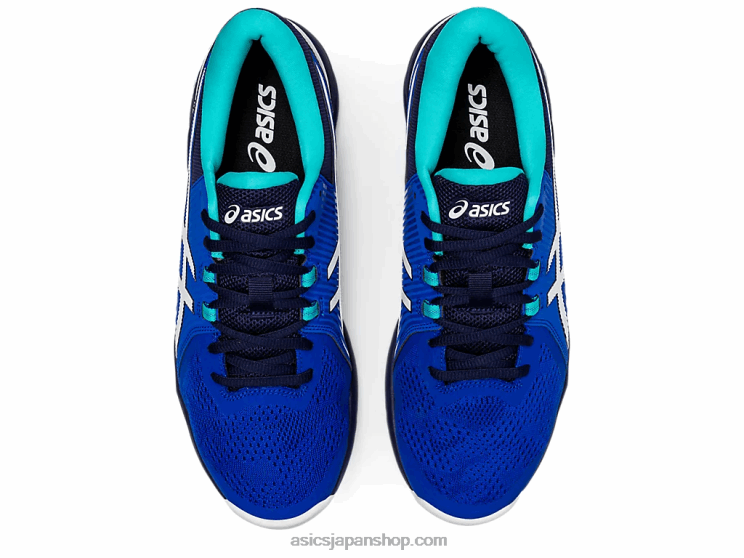 ジェルコース グライド メンズ L20V1990Asics 青/白