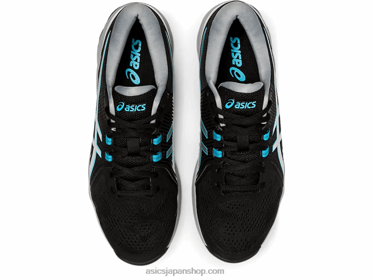 ジェルコース グライド メンズ L20V1992Asics 黒い銀