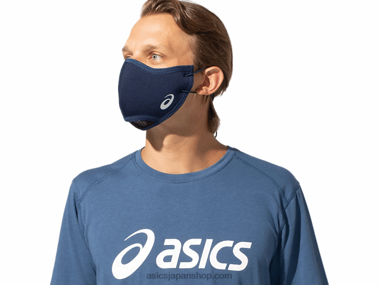 ランナーのフェイスカバー L20V2050 Asicsピーコート