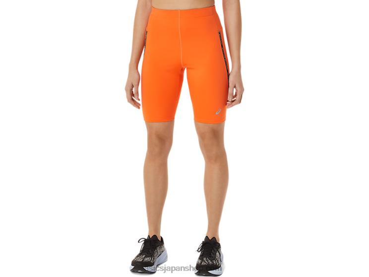 女子レーススプリンタータイト L20V2253Asics ノバオレンジ