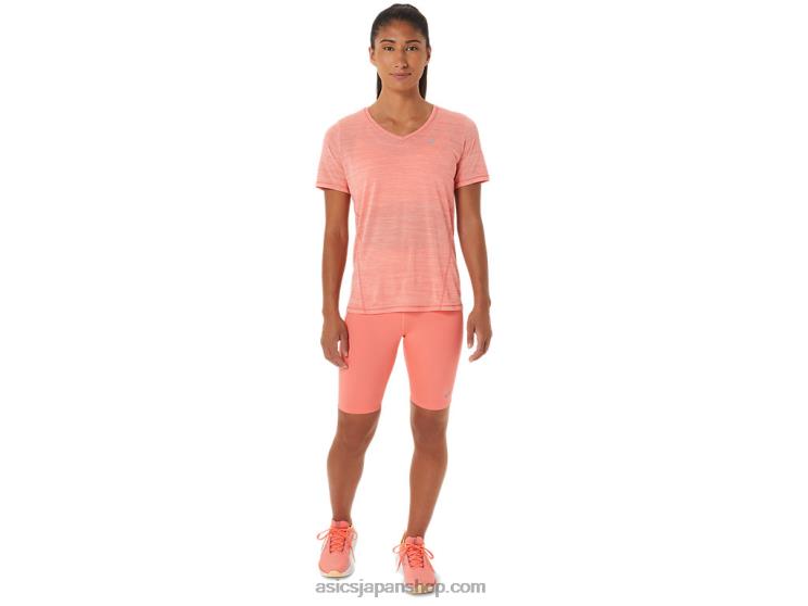 女子レーススプリンタータイト L20V2297Asics パパイヤ