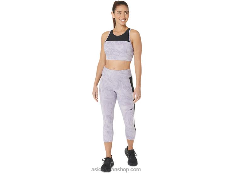女性のケイトストラップブラジャー L20V2315Asics 夕暮れ紫墨ドロップ