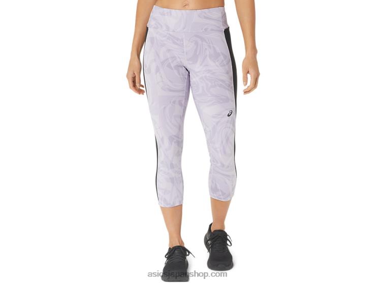 レディースケイトポケットカプリ L20V2322Asics 夕暮れ紫墨ドロップ