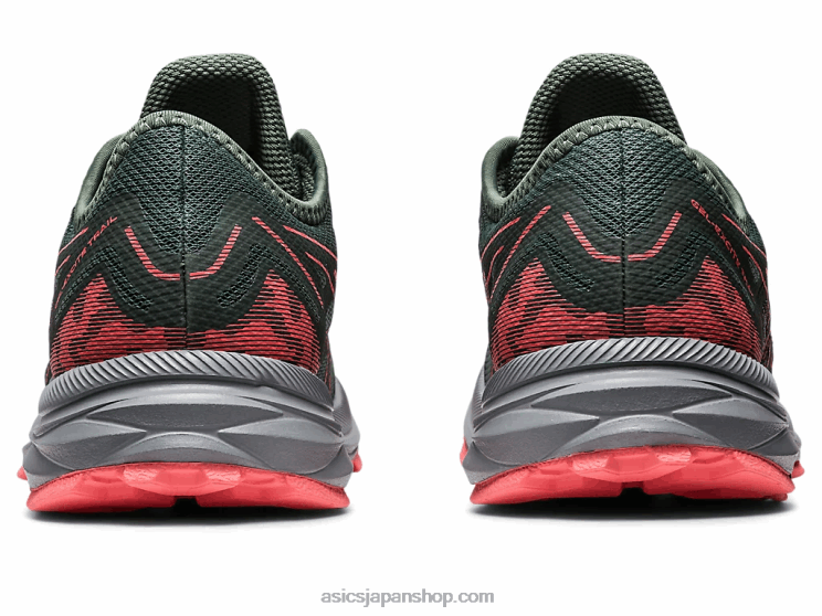 ゲルエキサイトトレイル L20V2394Asics アイビー/パパイヤ