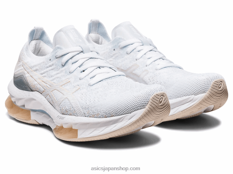 ゲルキンセイブラスト L20V2439Asics ホワイト/ミネラルベージュ