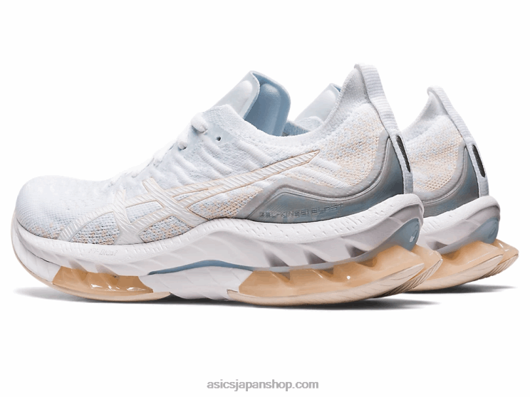 ゲルキンセイブラスト L20V2439Asics ホワイト/ミネラルベージュ