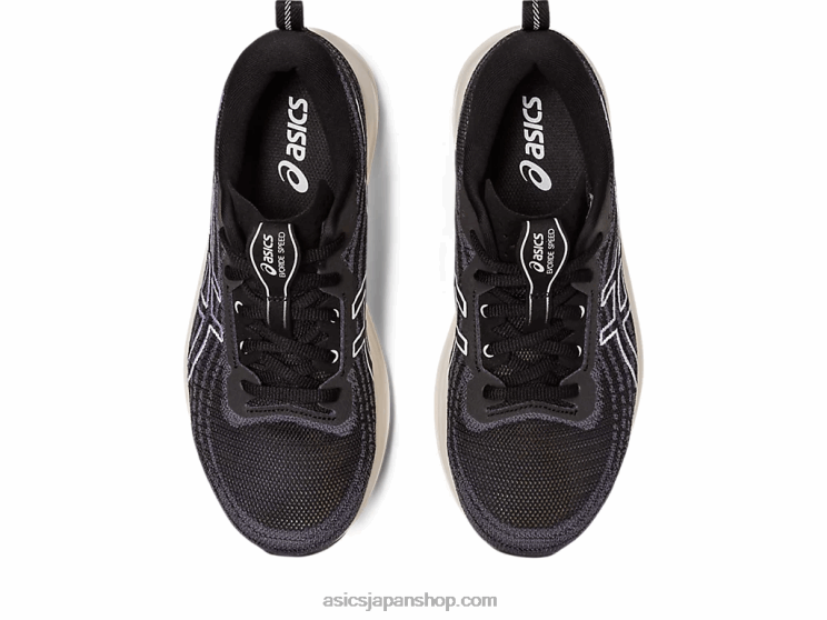 スピードワイドを避ける L20V2573Asics 黒、白