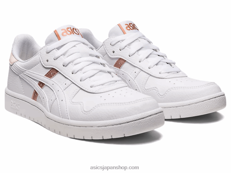 日本 L20V2608Asics ホワイト/ローズゴールド