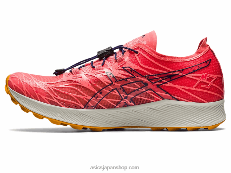 フジスピード L20V2621Asics パパイヤ/インディゴブルー