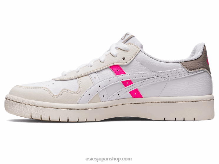 日本 L20V2628Asics ホワイト/ホットピンク