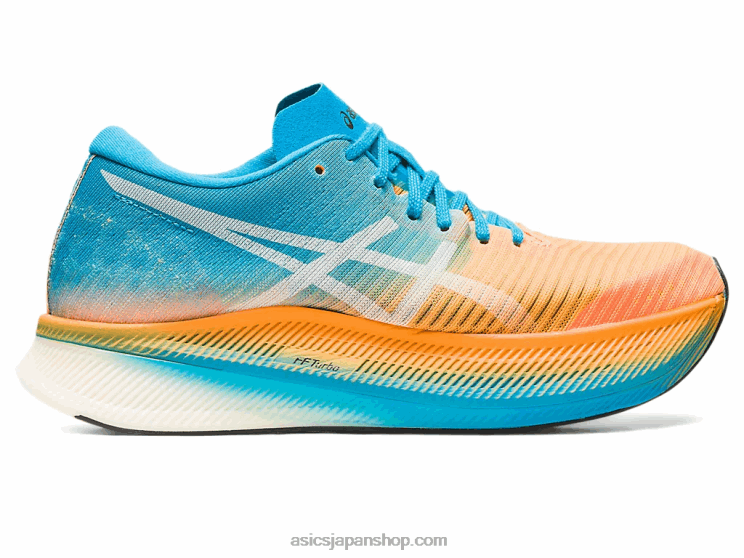 メタスピードスカイ L20V2633Asics オレンジポップ/アイランドブルー