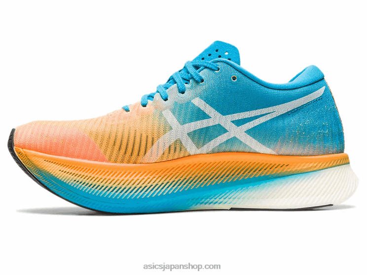 メタスピードスカイ L20V2633Asics オレンジポップ/アイランドブルー