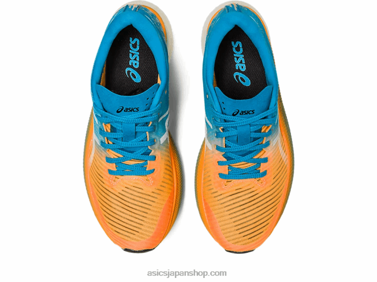 メタスピードスカイ L20V2633Asics オレンジポップ/アイランドブルー