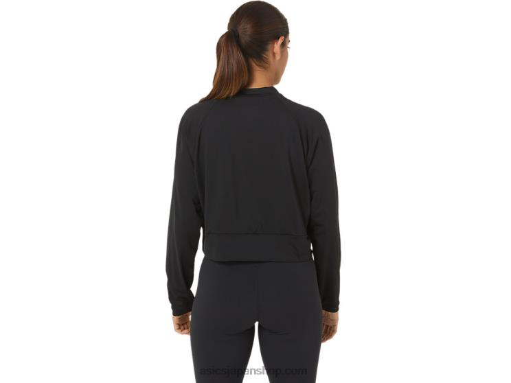 女性用の新しい強力な再利用プルオーバー L20V2693Asics 黒