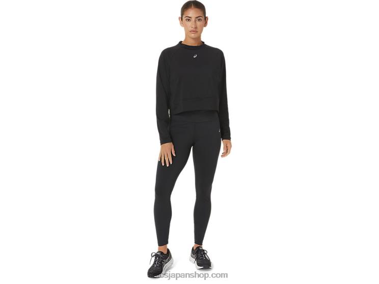 女性用の新しい強力な再利用プルオーバー L20V2693Asics 黒