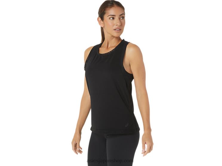 女性用ケイトメッシュタンク L20V2811Asics パフォーマンスブラック
