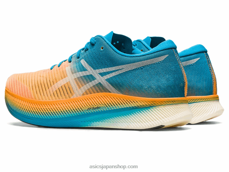 メタスピードスカイ L20V281Asics オレンジポップ/アイランドブルー