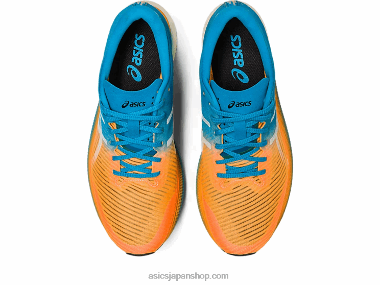 メタスピードスカイ L20V281Asics オレンジポップ/アイランドブルー