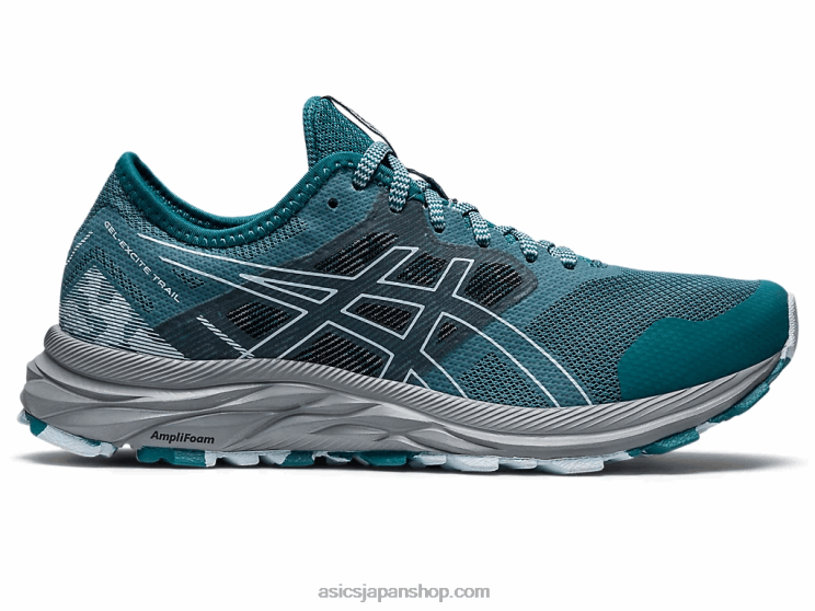 ゲルエキサイトトレイル L20V2851Asics 霧深い松/柔らかな空