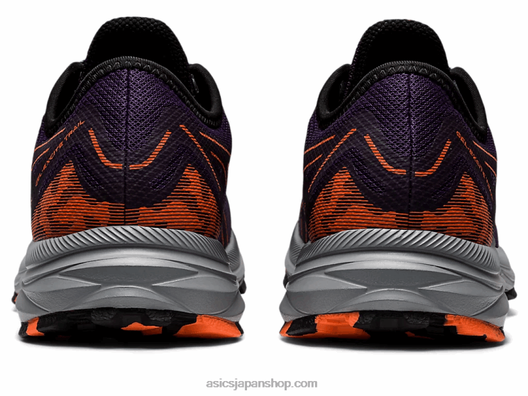 ゲルエキサイトトレイル L20V2857Asics ナイトシェード/ノバオレンジ