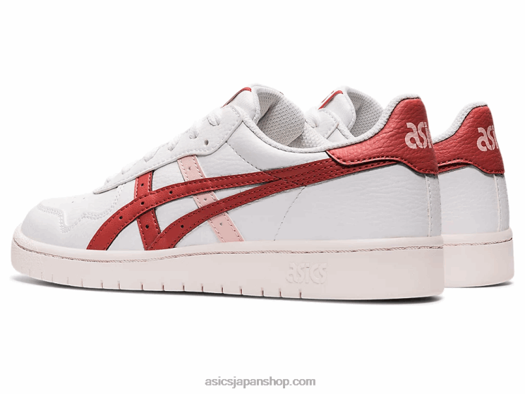日本 L20V2904Asics 白/赤レンガ