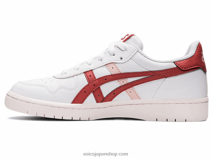 日本 L20V2904Asics 白/赤レンガ