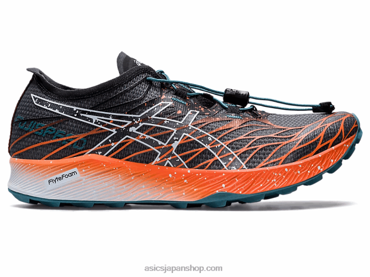 フジスピード L20V2906Asics ブラック/ノバオレンジ