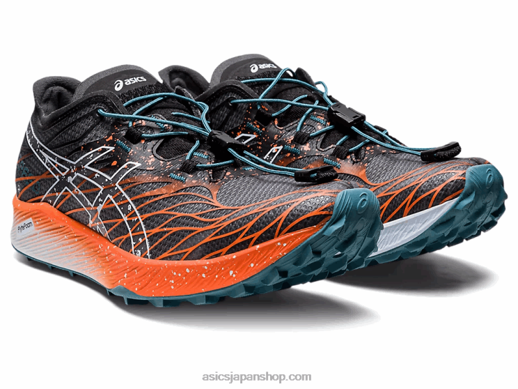 フジスピード L20V2906Asics ブラック/ノバオレンジ